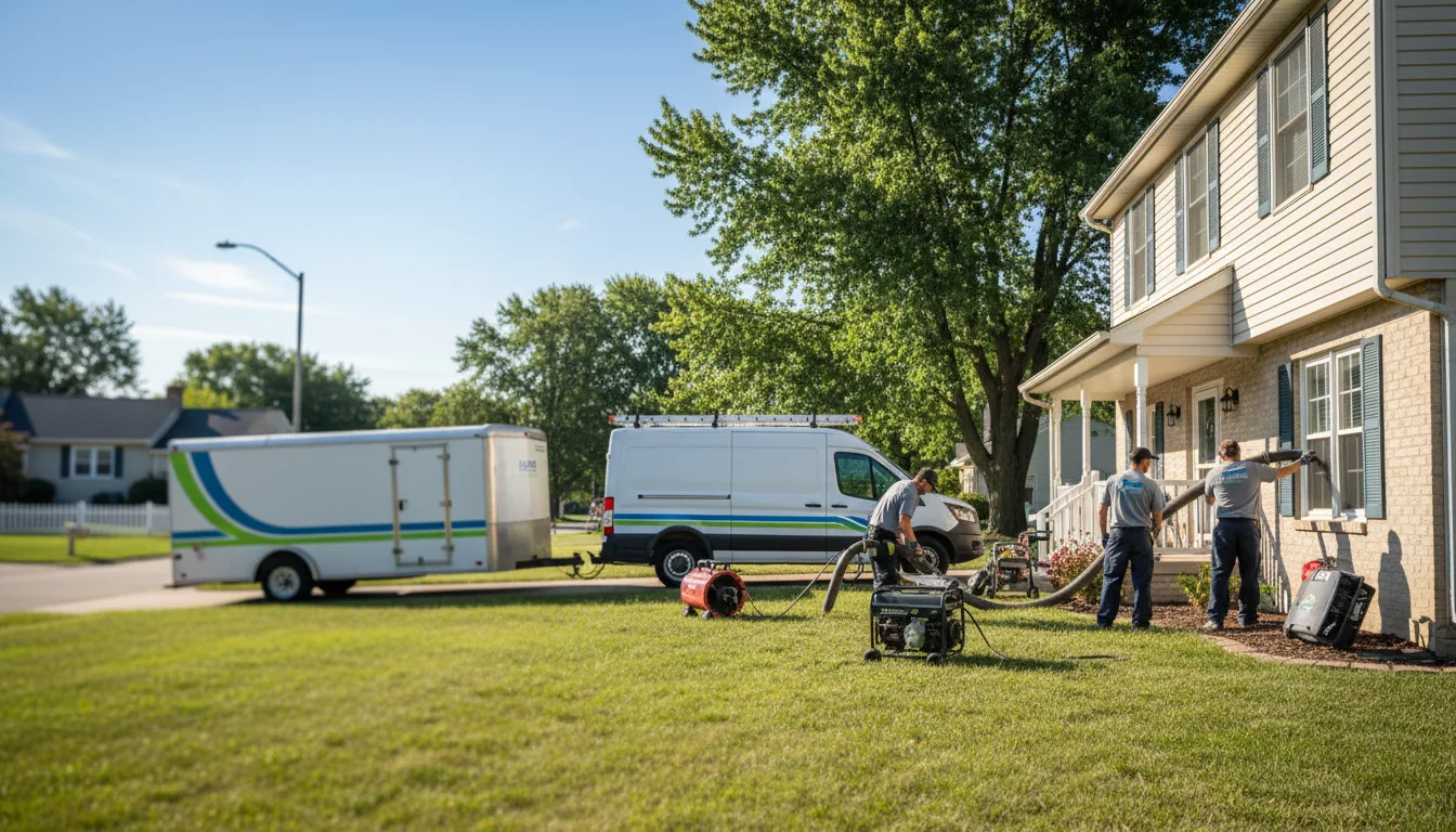 Flooded Basement Restoration And Cleanup With Repair in Mohawk, MI near me